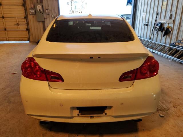 JN1CV6AP3BM303608 - 2011 INFINITI G37 BASE WHITE photo 6