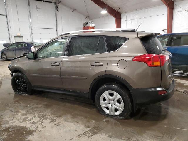 JTMBFREV2FD167476 - 2015 TOYOTA RAV4 LE BROWN photo 2