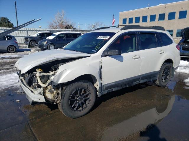 4S4BRCACXA3333097 - 2010 SUBARU OUTBACK 2.5I WHITE photo 1