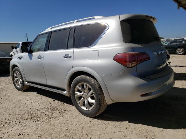 JN8AZ2ND6C9716505 - 2012 INFINITI QX56 SILVER photo 2