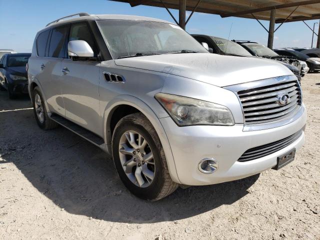 JN8AZ2ND6C9716505 - 2012 INFINITI QX56 SILVER photo 4