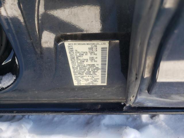 5N1AR18W97C619127 - 2007 NISSAN PATHFINDER LE შავი ფოტო 13