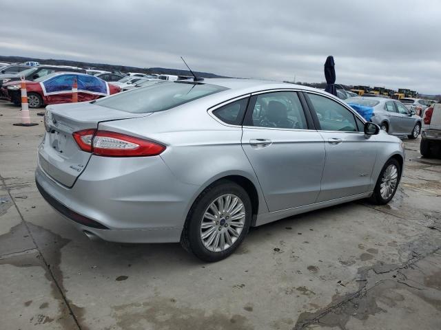 3FA6P0LU5ER262758 - 2014 FORD FUSION SE HYBRID SILVER photo 3