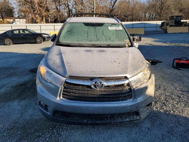 5TDKKRFH3GS157811 - 2016 TOYOTA HIGHLANDER XLE SILVER photo 5