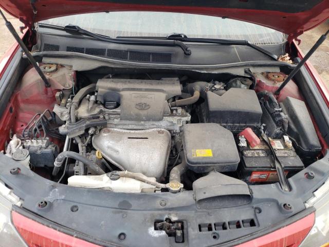 4T1BF1FK0DU701783 - 2013 TOYOTA CAMRY L RED photo 11