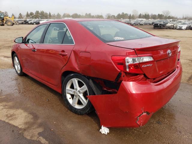 4T1BF1FK0DU701783 - 2013 TOYOTA CAMRY L RED photo 2