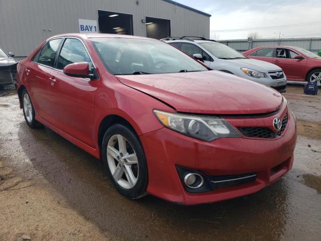 4T1BF1FK0DU701783 - 2013 TOYOTA CAMRY L RED photo 4