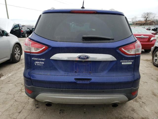 1FMCU0JX6FUA09277 - 2015 FORD ESCAPE TITANIUM BLUE photo 6