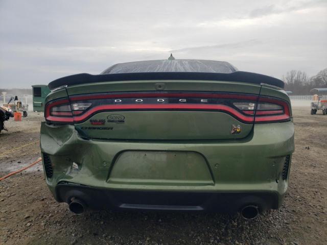 2C3CDXGJ3PH516789 - 2023 DODGE CHARGER SCAT PACK GREEN photo 6