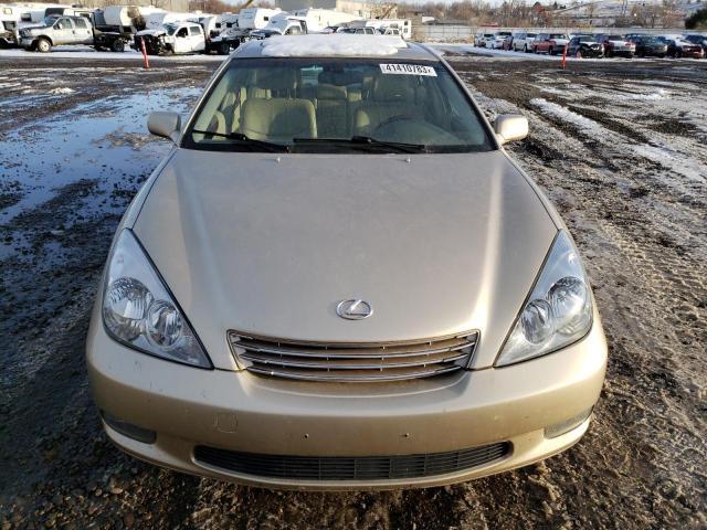 JTHBF30G530113130 - 2003 LEXUS ES 300 GOLD photo 5