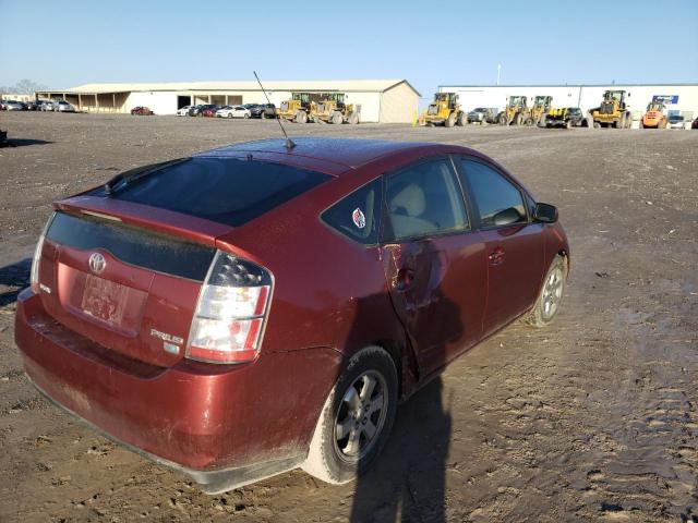 JTDKB20U653071162 - 2005 TOYOTA PRIUS RED photo 3