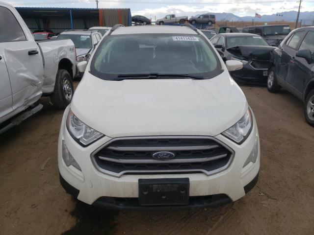 MAJ6S3GL2KC277312 - 2019 FORD ECOSPORT SE WHITE photo 5