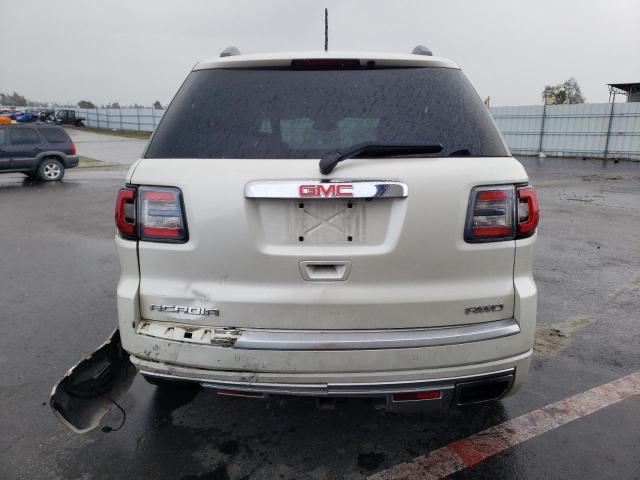 1GKKVTKD0DJ261094 - 2013 GMC ACADIA DENALI WHITE photo 6