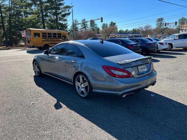 WDDLJ7EB3CA052773 - 2012 MERCEDES-BENZ CLS 63 AMG SILVER photo 3