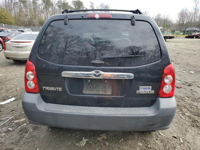 4F2YZ02Z16KM33036 - 2006 MAZDA TRIBUTE I BLACK photo 6