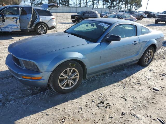1ZVFT80N955133486 - 2005 FORD MUSTANG BLUE photo 1