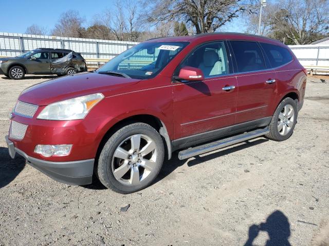 1GNKRLED7BJ164894 - 2011 CHEVROLET TRAVERSE LTZ MAROON photo 1