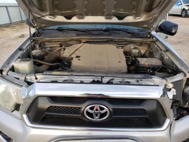5TFJU4GN8CX021546 - 2012 TOYOTA TACOMA DOUBLE CAB PRERUNNER SILVER photo 11
