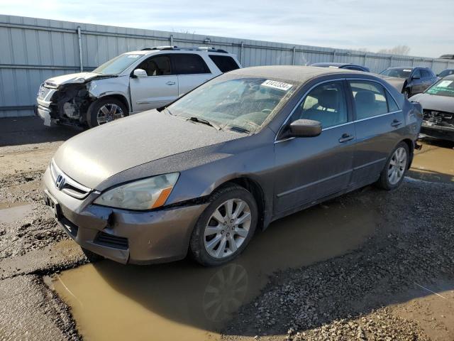 1HGCM66517A019167 - 2007 HONDA ACCORD EX BROWN photo 1