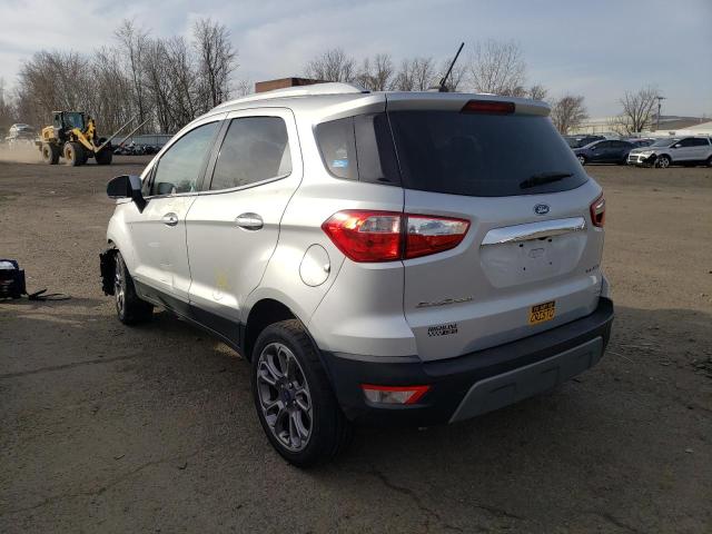 MAJ6S3KL7KC294274 - 2019 FORD ECOSPORT TITANIUM SILVER photo 2