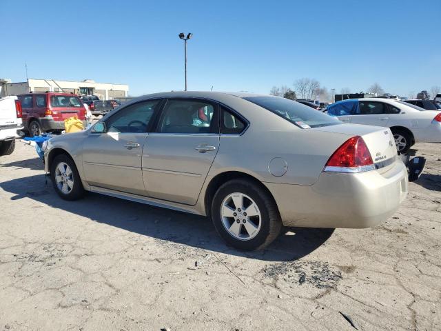 2G1WB5EK4A1239674 - 2010 CHEVROLET IMPALA LT TAN photo 2