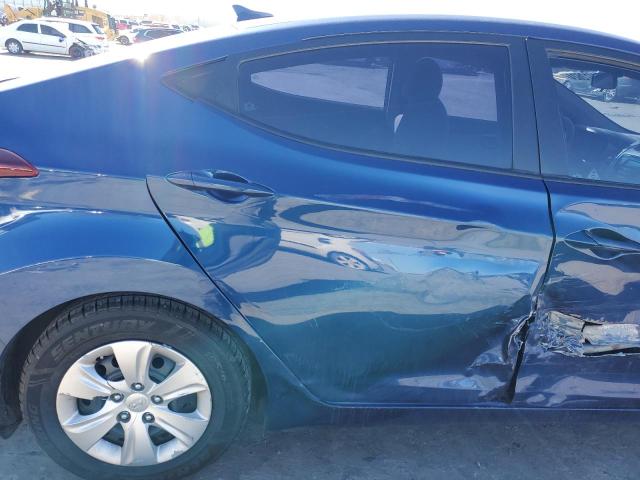 5NPDH4AE6GH668135 - 2016 HYUNDAI ELANTRA SE BLUE photo 10