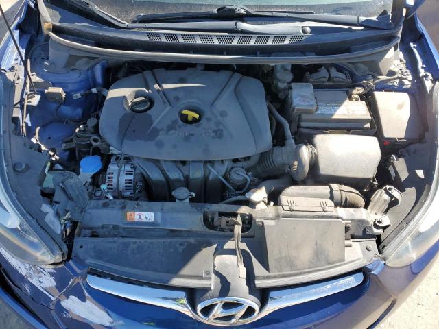 5NPDH4AE6GH668135 - 2016 HYUNDAI ELANTRA SE BLUE photo 11