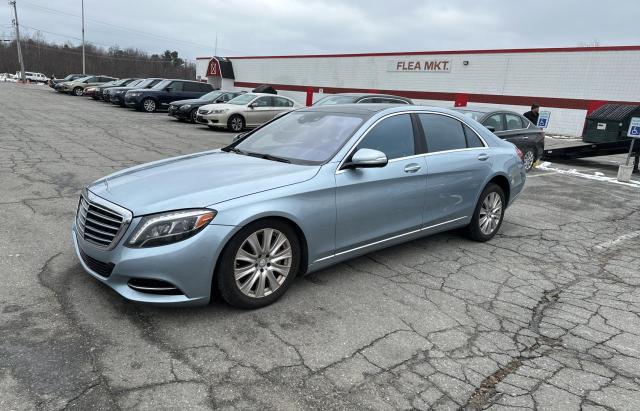 WDDUG8FB3EA034929 - 2014 MERCEDES-BENZ S 550 4MATIC BLUE photo 2