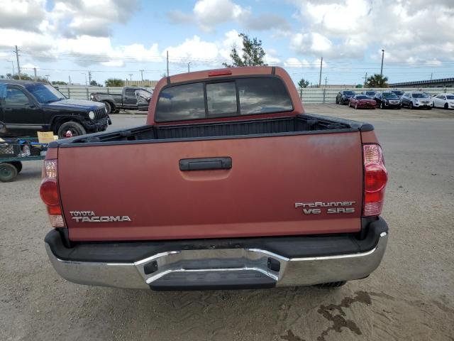 3TMKU72N35M001288 - 2005 TOYOTA TACOMA DOUBLE CAB PRERUNNER LONG BED BURGUNDY photo 6