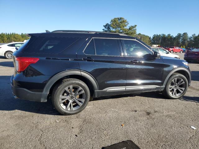 1FMSK8DH3MGB30722 - 2021 FORD EXPLORER XLT 黑色 照片 3