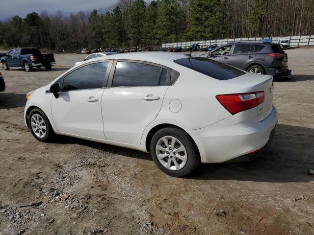 KNADM4A38H6072639 - 2017 KIA RIO LX WHITE photo 2