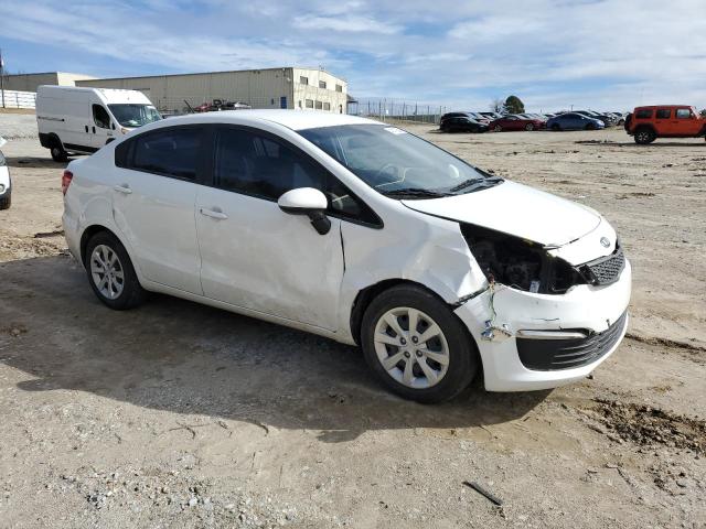 KNADM4A38H6072639 - 2017 KIA RIO LX WHITE photo 4