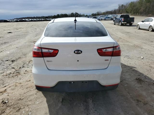 KNADM4A38H6072639 - 2017 KIA RIO LX WHITE photo 6