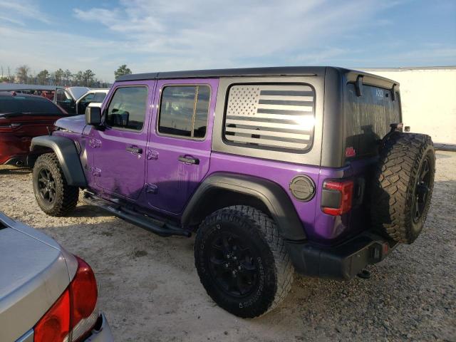 1C4HJXDN1PW541970 - 2023 JEEP WRANGLER SPORT PURPLE photo 2