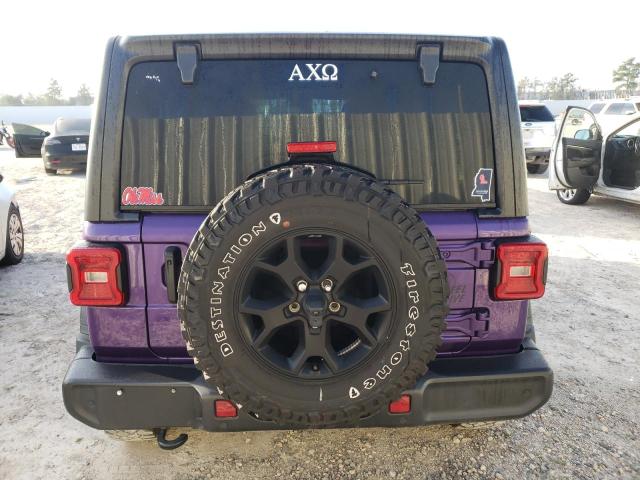 1C4HJXDN1PW541970 - 2023 JEEP WRANGLER SPORT PURPLE photo 6