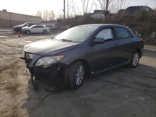 2T1BU4EE9AC248361 - 2010 TOYOTA COROLLA BASE GRAY photo 1