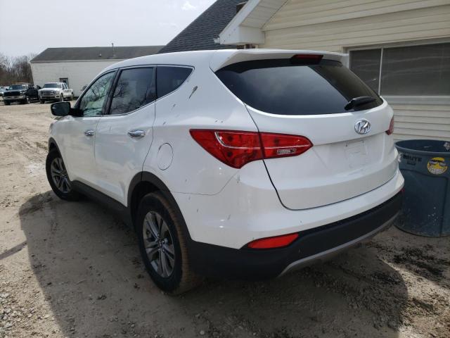 5XYZTDLB5GG379360 - 2016 HYUNDAI SANTA FE S WHITE photo 3