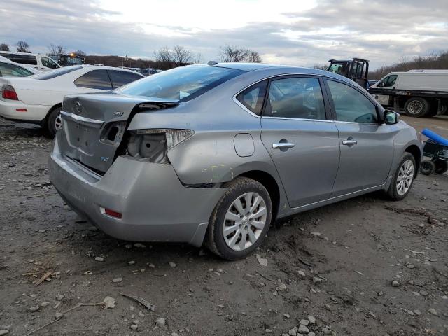 3N1AB7AP2EY233459 - 2014 NISSAN SENTRA S SILVER photo 3