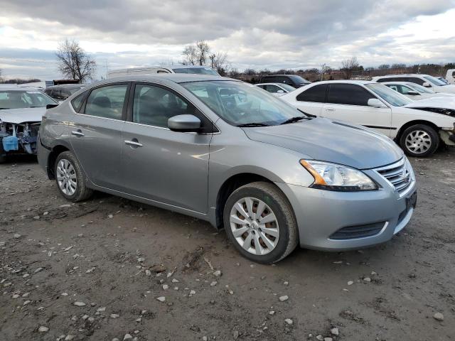 3N1AB7AP2EY233459 - 2014 NISSAN SENTRA S SILVER photo 4