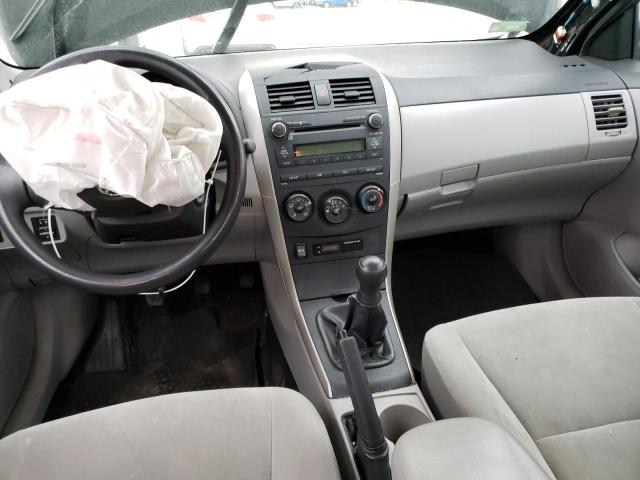 2T1BU4EE9BC669840 - 2011 TOYOTA COROLLA BASE BLACK photo 8