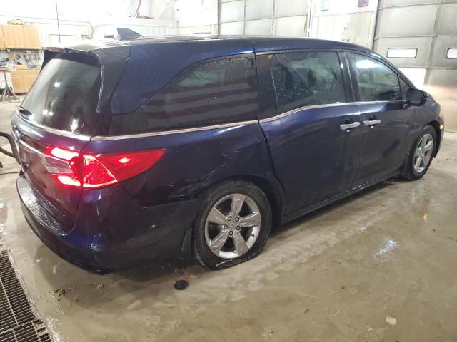 5FNRL6H52KB124079 - 2019 HONDA ODYSSEY EX BLUE photo 3