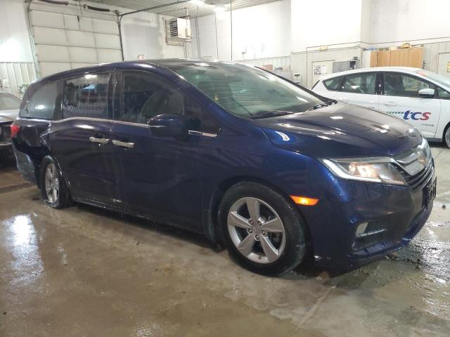 5FNRL6H52KB124079 - 2019 HONDA ODYSSEY EX BLUE photo 4