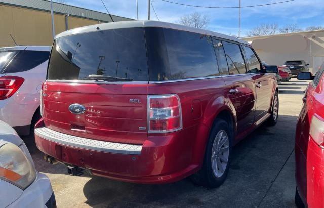 2FMHK6CC5ABB09989 - 2010 FORD FLEX SEL RED photo 4