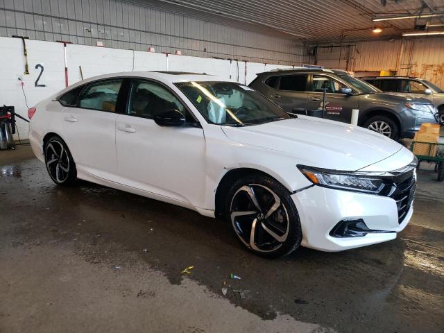 1HGCV2F38NA000116 - 2022 HONDA ACCORD SPORT WHITE photo 4