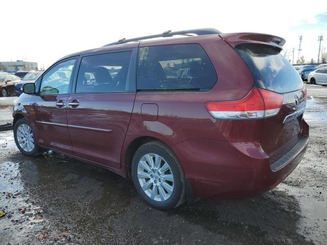 5TDDK3DC8ES085868 - 2014 TOYOTA SIENNA XLE BURGUNDY photo 2