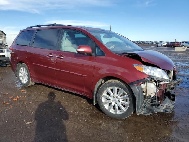 5TDDK3DC8ES085868 - 2014 TOYOTA SIENNA XLE BURGUNDY photo 4