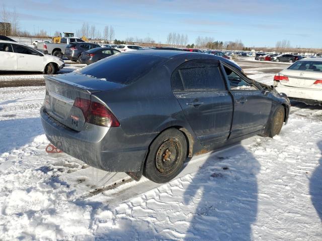 2HGFA16059H001689 - 2009 HONDA CIVIC EXL ნაცრისფერი ფოტო 3
