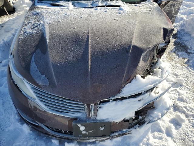 3LN6L2G94DR801324 - 2013 LINCOLN MKZ MAROON photo 11