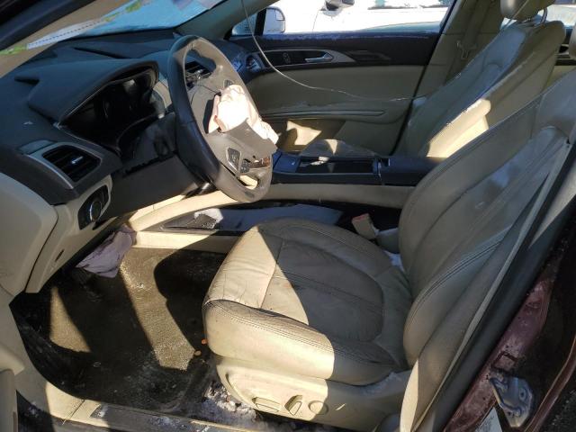 3LN6L2G94DR801324 - 2013 LINCOLN MKZ MAROON photo 7