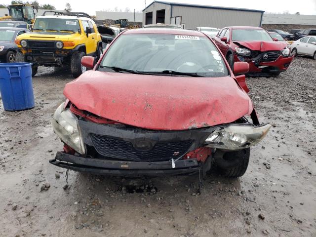 1NXBU4EE3AZ221087 - 2010 TOYOTA COROLLA BASE RED photo 5
